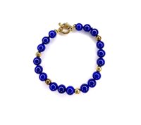 Bracciale Stocco Gioielli Donna in Oro giallo Lapislazzulo BLO01 - BLO01